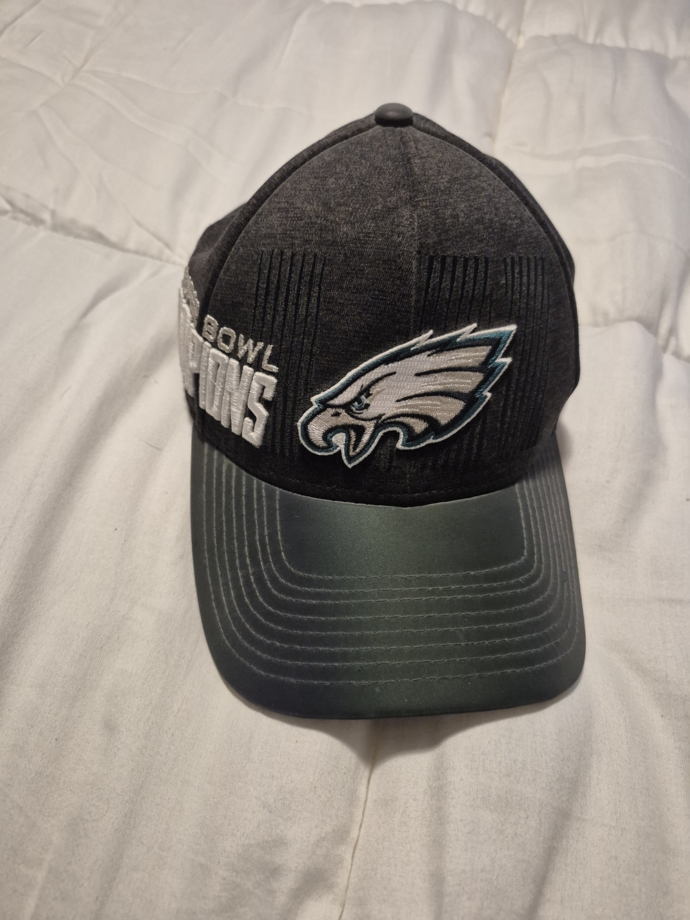 Philadelphia Eagles Black/Green Super Bowl Champions Cap